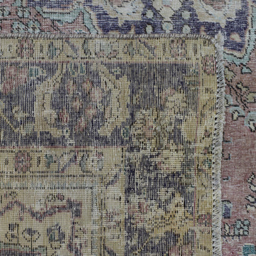 DISTRESSED Hand Knotted Vintage Persian Rug, 197 x 292 cm (Clearance)