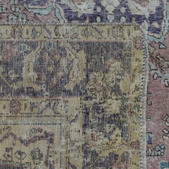 DISTRESSED Hand Knotted Vintage Persian Rug, 197 x 292 cm (Clearance)