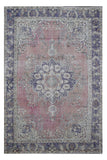DISTRESSED Hand Knotted Vintage Persian Rug, 197 x 292 cm (Clearance)