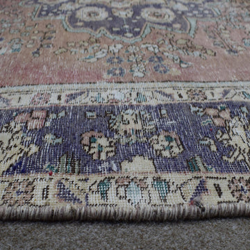 DISTRESSED Hand Knotted Vintage Persian Rug, 197 x 292 cm (Clearance)