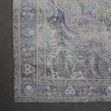 DISTRESSED Hand Knotted Vintage Persian Rug, 236 x 330 cm (Clearance)