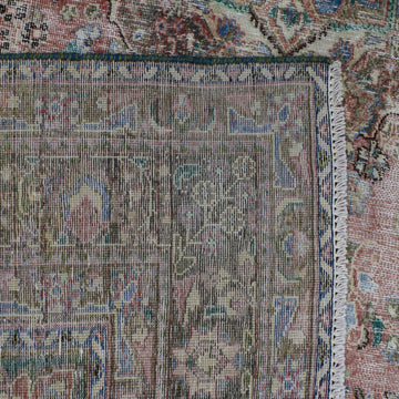 DISTRESSED Hand Knotted Vintage Persian Rug, 188 x 288 cm (Clearance)