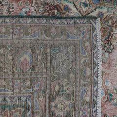 DISTRESSED Hand Knotted Vintage Persian Rug, 188 x 288 cm (Clearance)