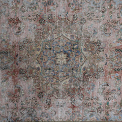 DISTRESSED Hand Knotted Vintage Persian Rug, 188 x 288 cm (Clearance)