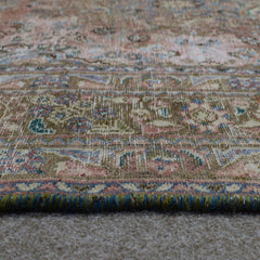 DISTRESSED Hand Knotted Vintage Persian Rug, 188 x 288 cm (Clearance)