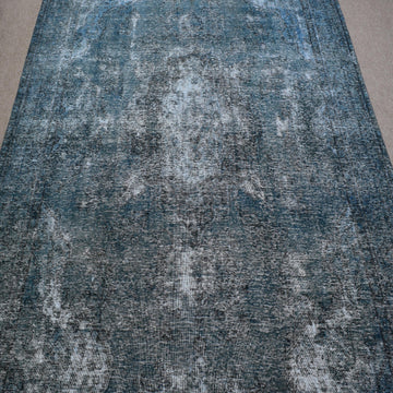 OVERDYED Hand Knotted Vintage Persian Rug, 275 x 360 cm