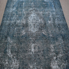 OVERDYED Hand Knotted Vintage Persian Rug, 275 x 360 cm