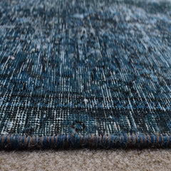 OVERDYED Hand Knotted Vintage Persian Rug, 275 x 360 cm