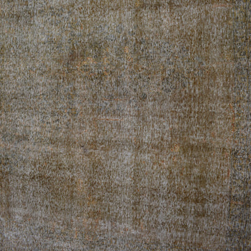 OVERDYED Hand Knotted Vintage Persian Rug, 287 x 370 cm