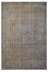 OVERDYED Hand Knotted Vintage Persian Rug, 287 x 370 cm
