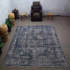 OVERDYED Hand Knotted Vintage Persian Rug, 288 x 322 cm (Clearance)