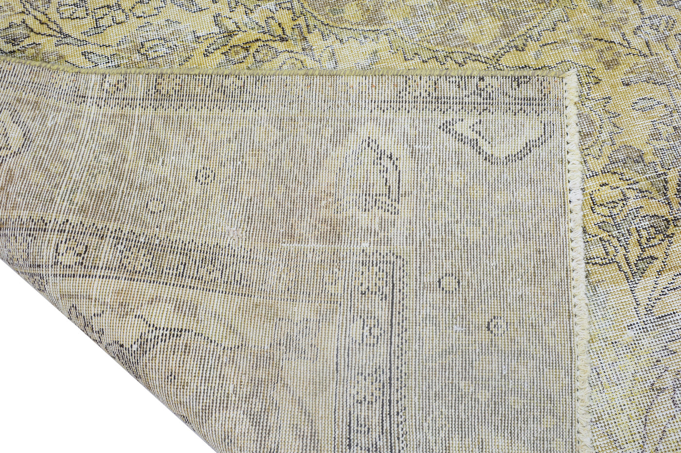 Vintage Overdyed Persian Rug – Ivory Drift