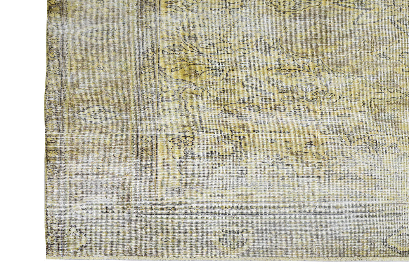Vintage Overdyed Persian Rug – Ivory Drift