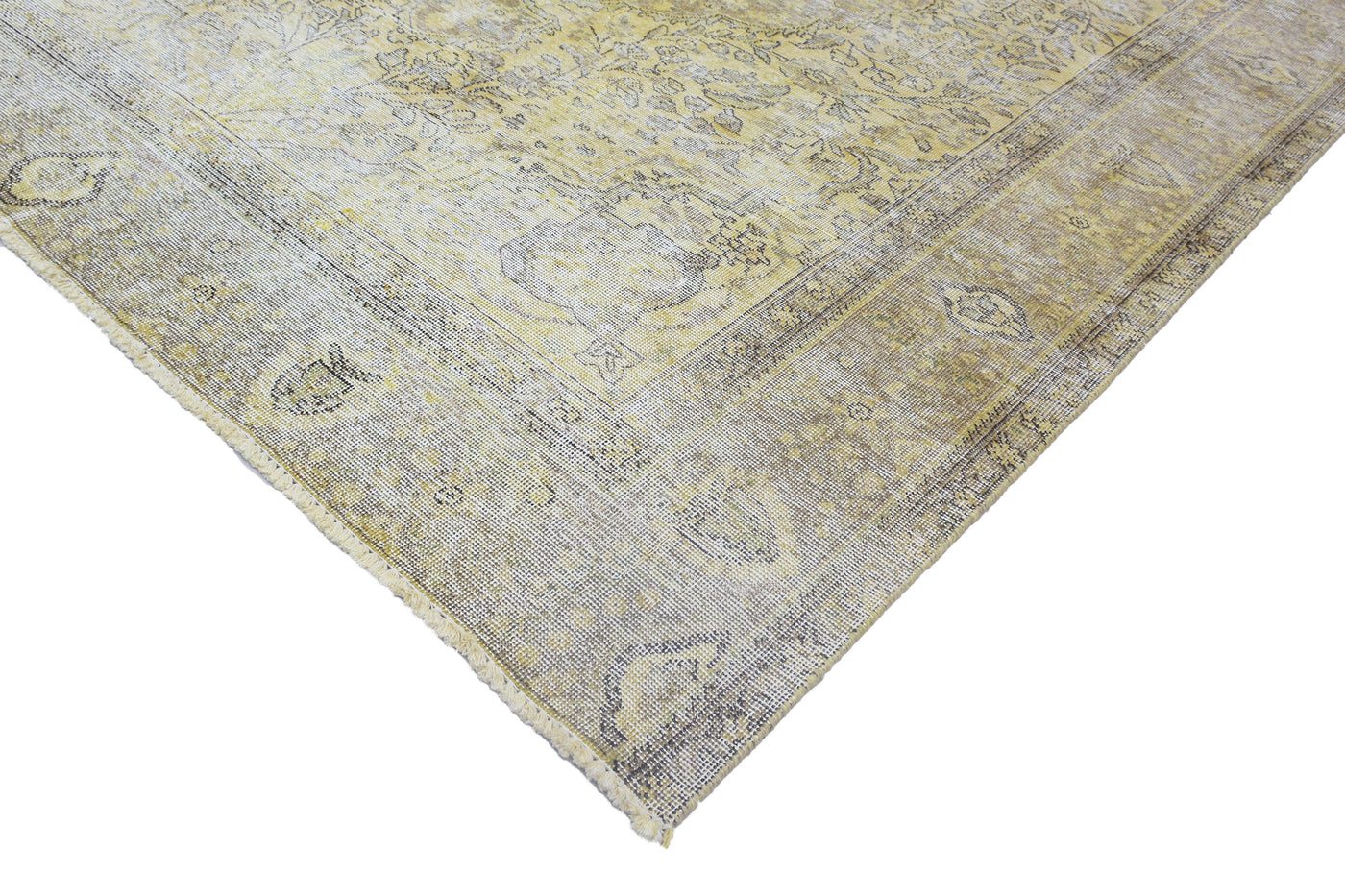 Vintage Overdyed Persian Rug – Ivory Drift