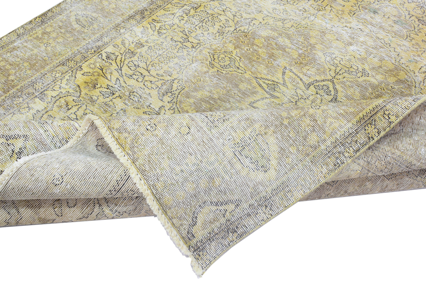 Vintage Overdyed Persian Rug – Ivory Drift