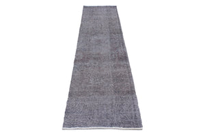 OVERDYED Vintage Persian Runner, 84 x 336 cm