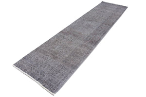 OVERDYED Vintage Persian Runner, 84 x 336 cm