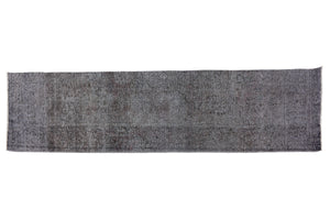 OVERDYED Vintage Persian Runner, 84 x 336 cm