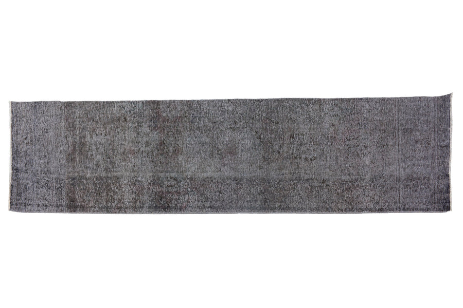 OVERDYED Vintage Persian Runner, 84 x 336 cm