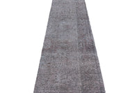 OVERDYED Vintage Persian Runner, 84 x 336 cm
