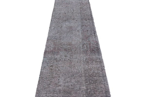 OVERDYED Vintage Persian Runner, 84 x 336 cm