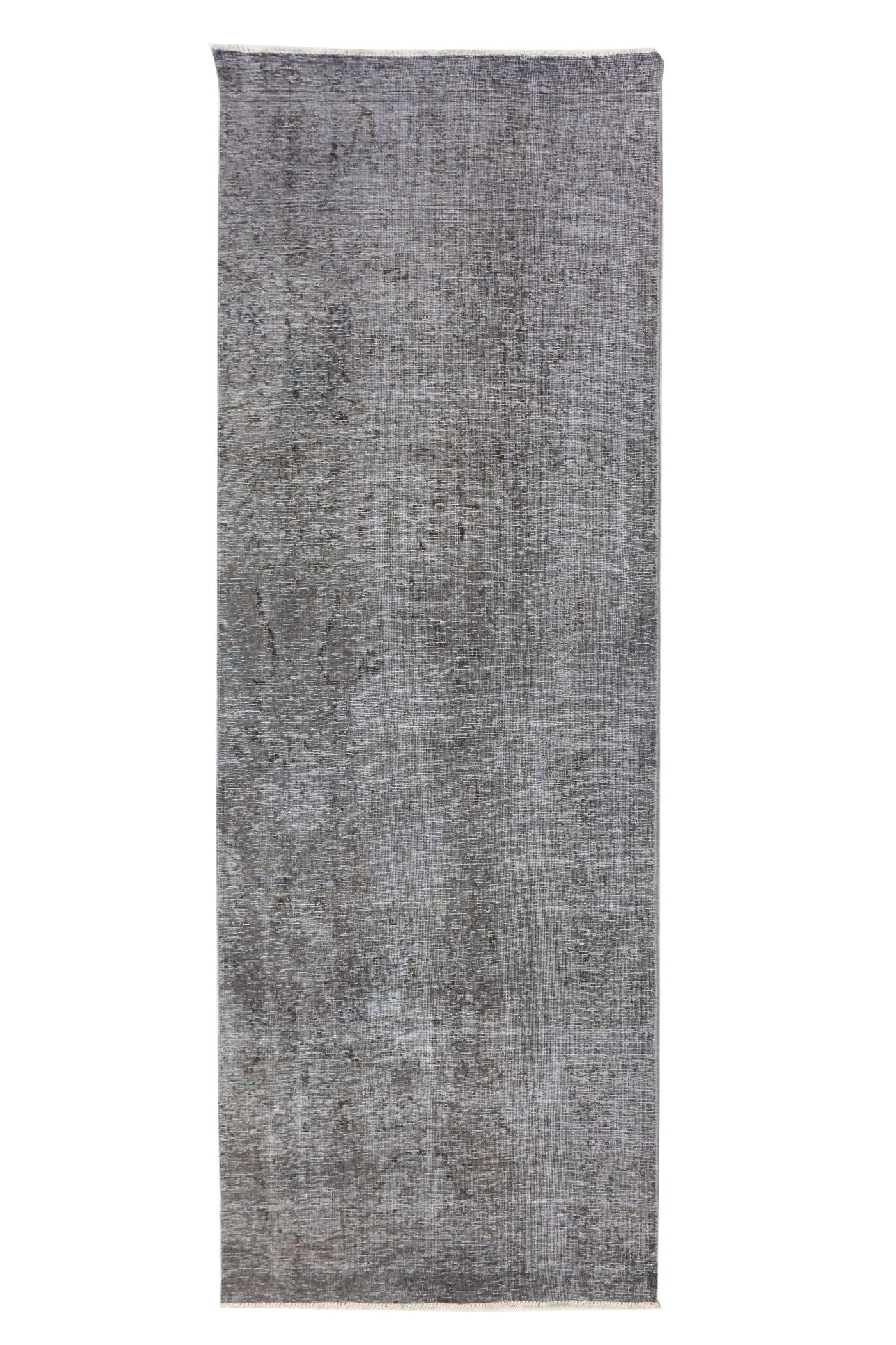 Vintage Overdyed Persian Runner Rug – Ivory Whisper