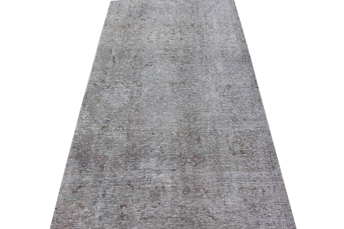 Vintage Overdyed Persian Runner Rug – Ivory Whisper