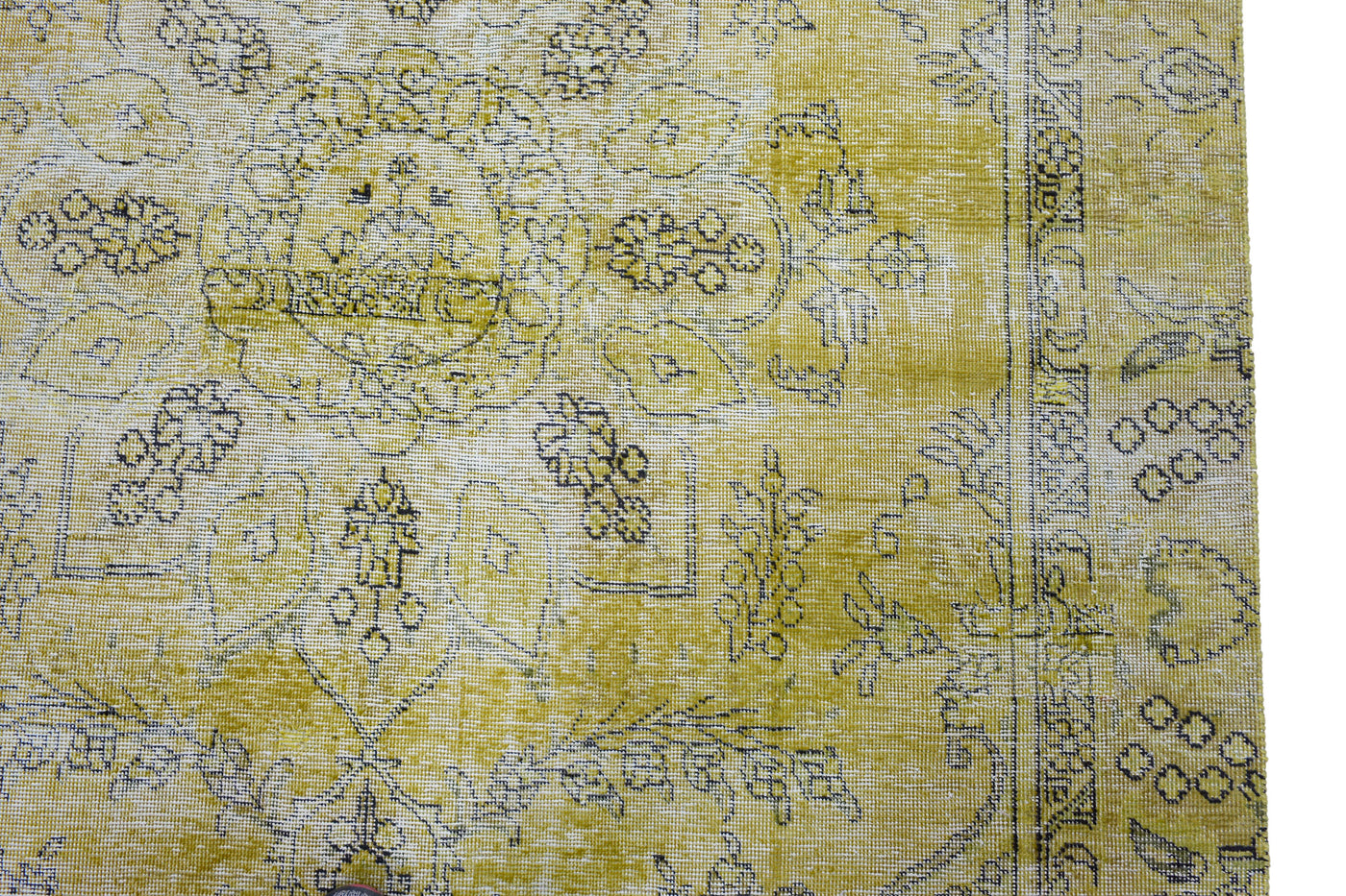 Vintage Overdyed Persian Rug – Dove Fade