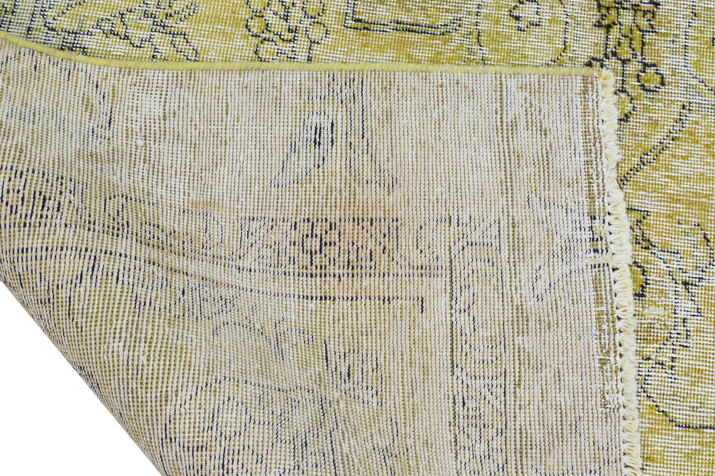 Vintage Overdyed Persian Rug – Dove Fade