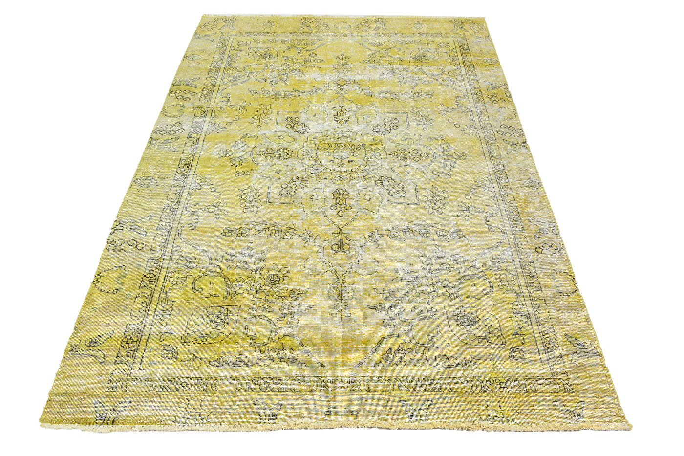 Vintage Overdyed Persian Rug – Dove Fade