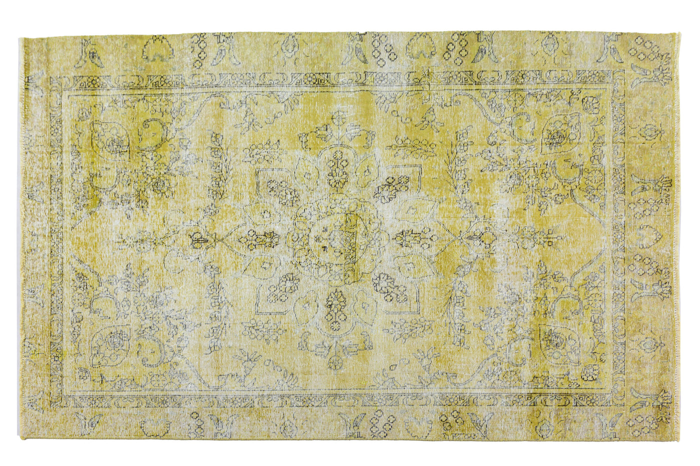 Vintage Overdyed Persian Rug – Dove Fade