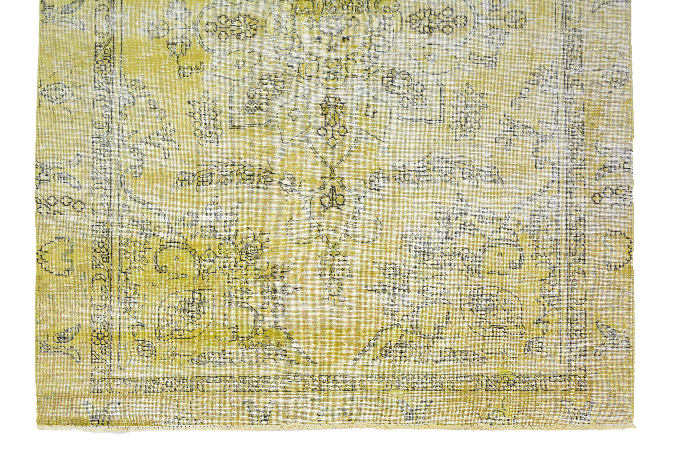 Vintage Overdyed Persian Rug – Dove Fade