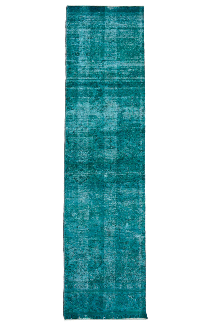 OVERDYED Vintage Persian Runner, 80 x 390 cm (New Arrival)