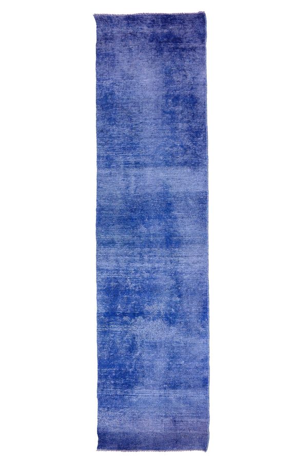 OVERDYED Vintage Persian Runner, 85 x 385 cm