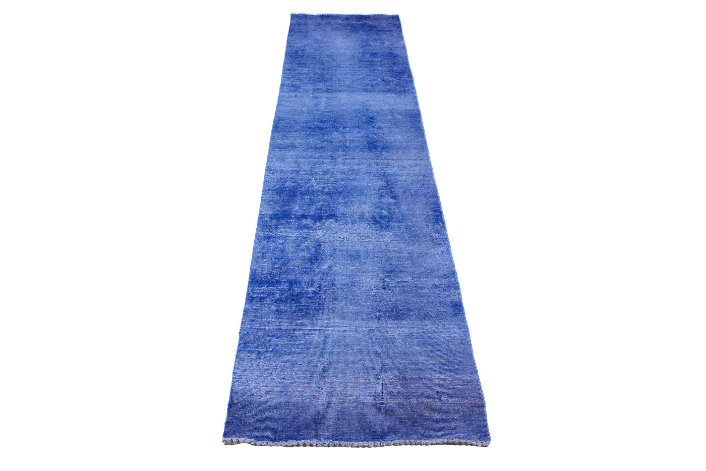Vintage Overdyed Persian Runner Rug – Sky Drift