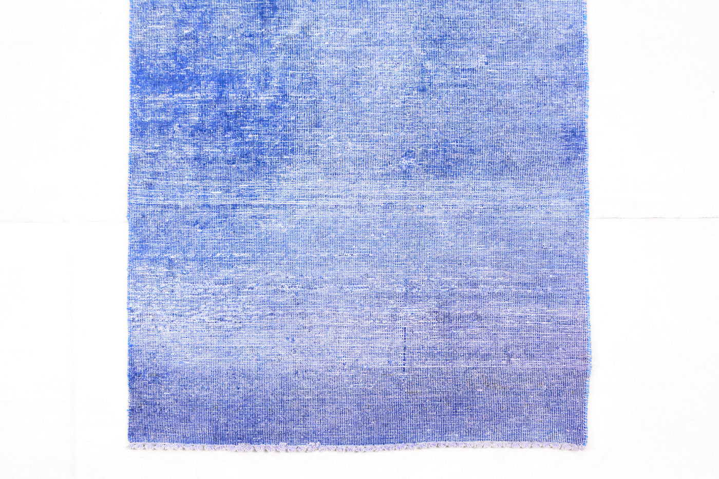 Vintage Overdyed Persian Runner Rug – Sky Drift