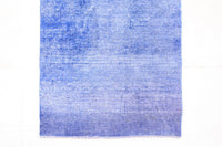 OVERDYED Vintage Persian Runner, 85 x 385 cm