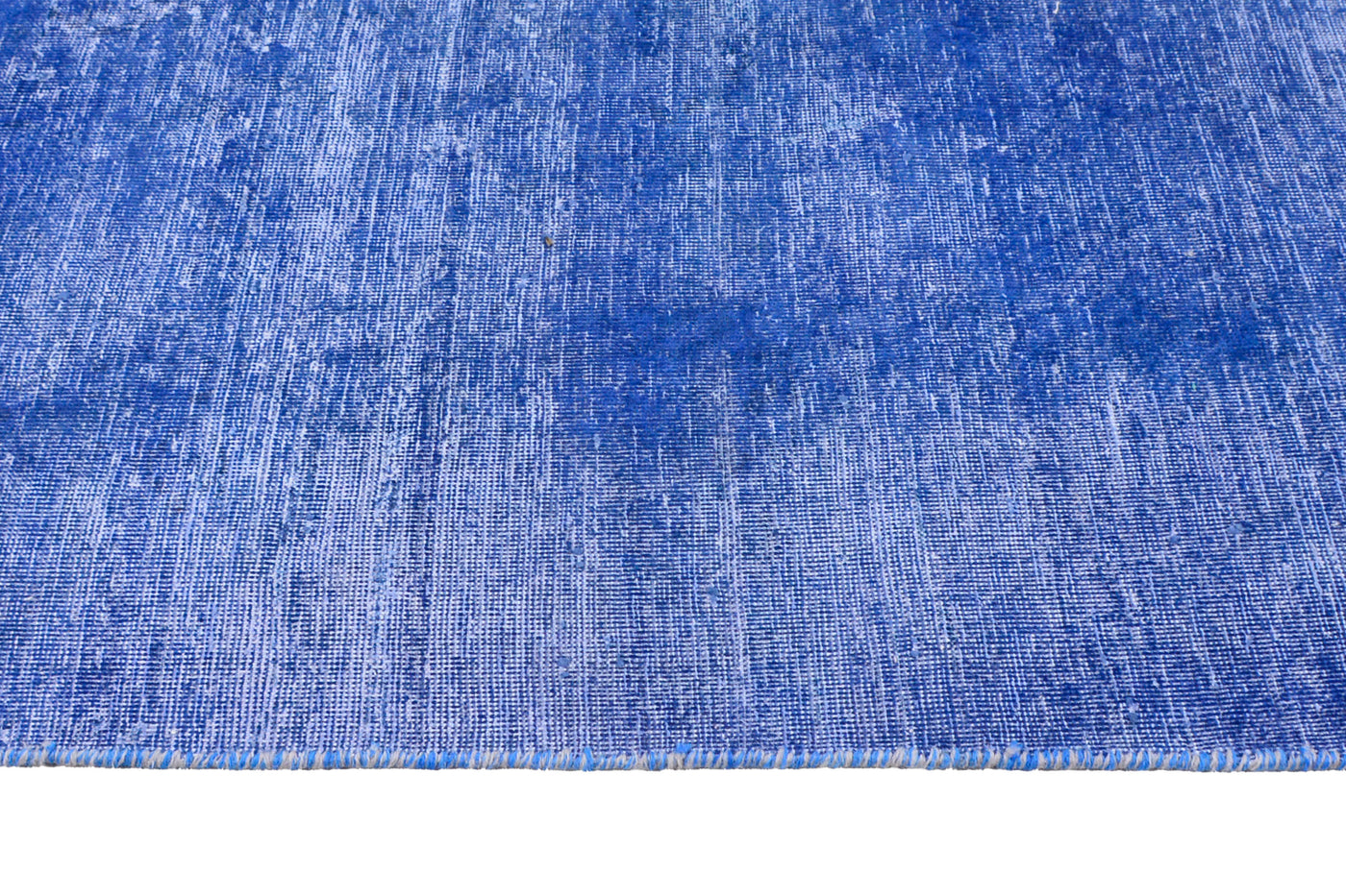Vintage Overdyed Persian Runner Rug – Sky Drift