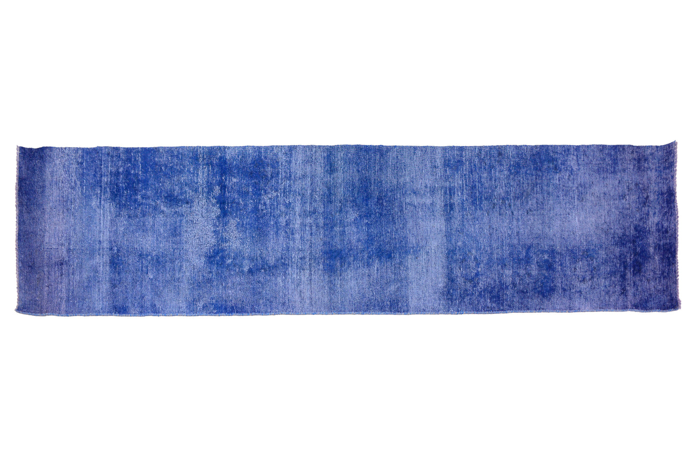 Vintage Overdyed Persian Runner Rug – Sky Drift