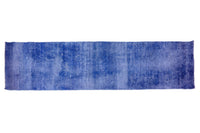 OVERDYED Vintage Persian Runner, 85 x 385 cm