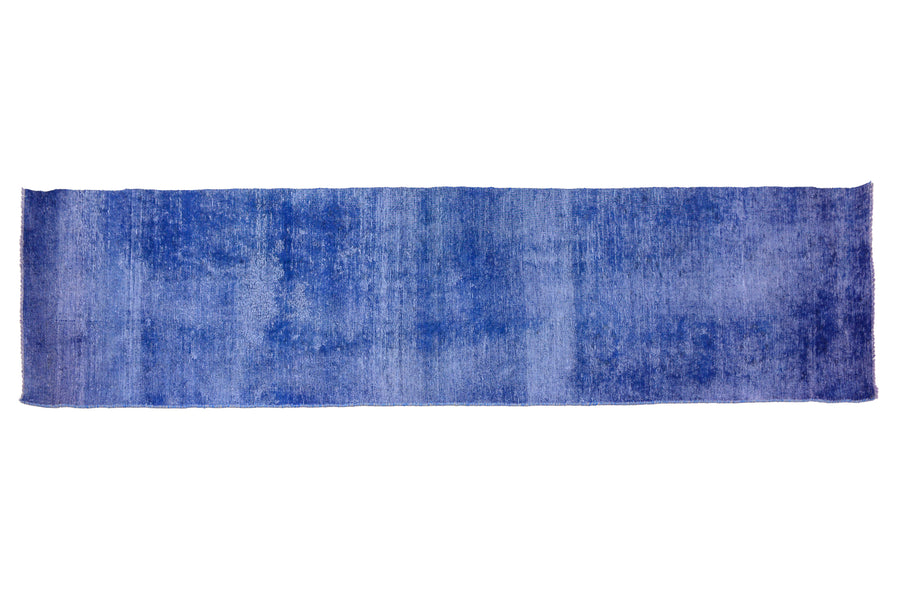 OVERDYED Vintage Persian Runner, 85 x 385 cm