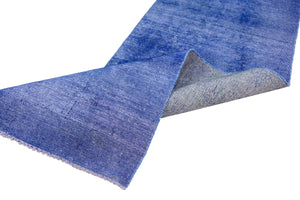 OVERDYED Vintage Persian Runner, 85 x 385 cm