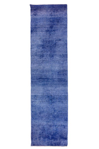 OVERDYED Vintage Persian Runner, 85 x 380 cm