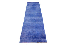 OVERDYED Vintage Persian Runner, 85 x 380 cm (New Arrival)