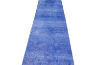 OVERDYED Vintage Persian Runner, 85 x 380 cm