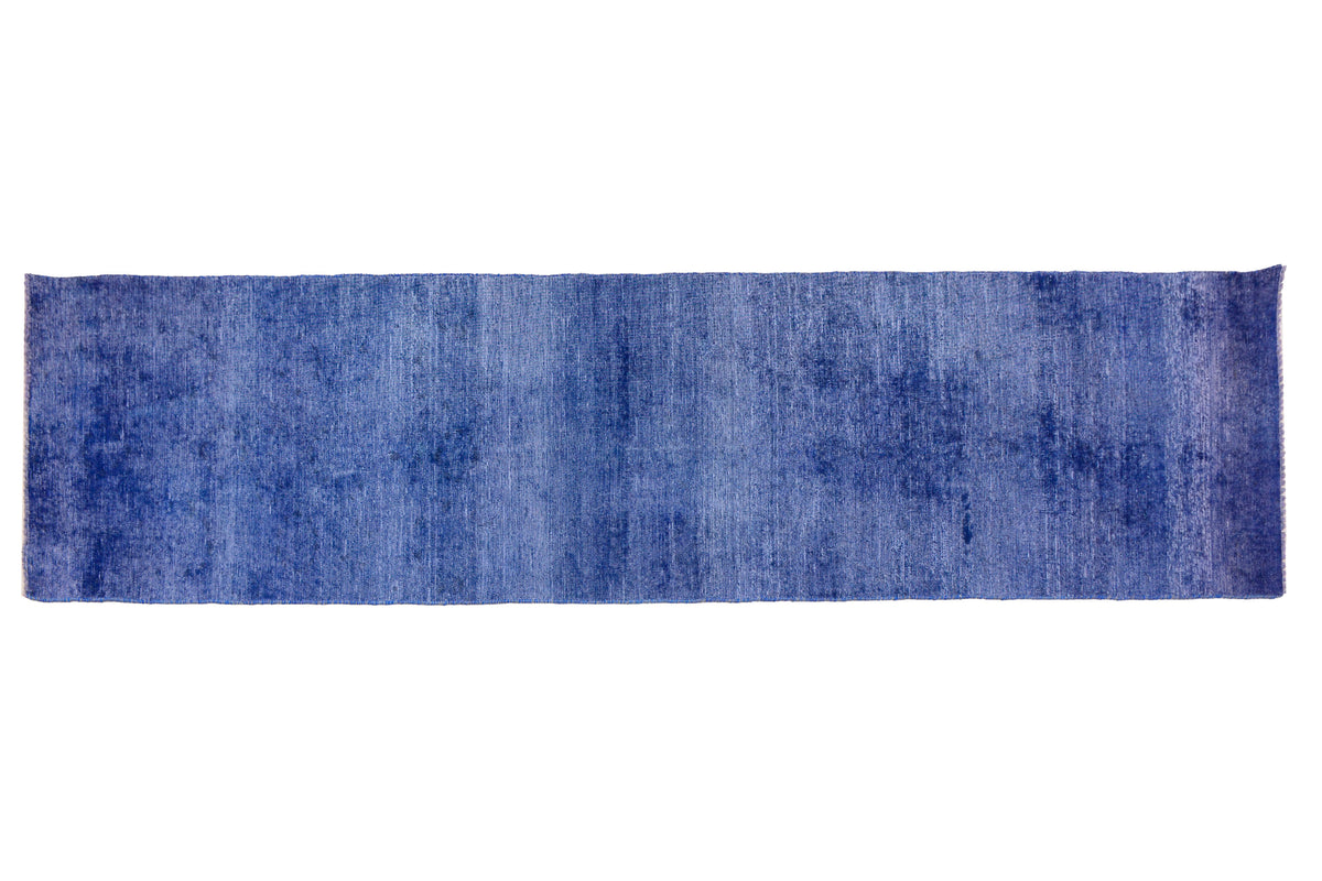 Vintage Overdyed Persian Runner Rug – Ocean Drift