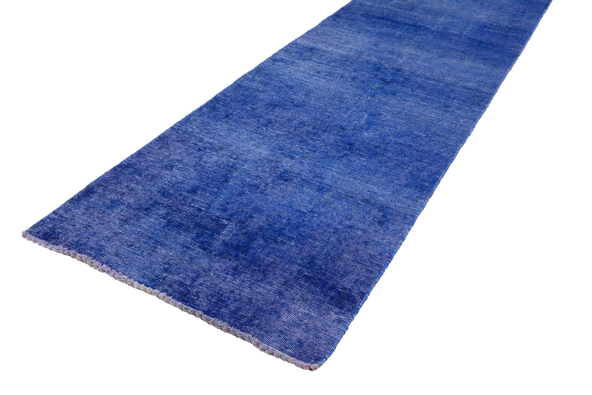 Vintage Overdyed Persian Runner Rug – Ocean Drift