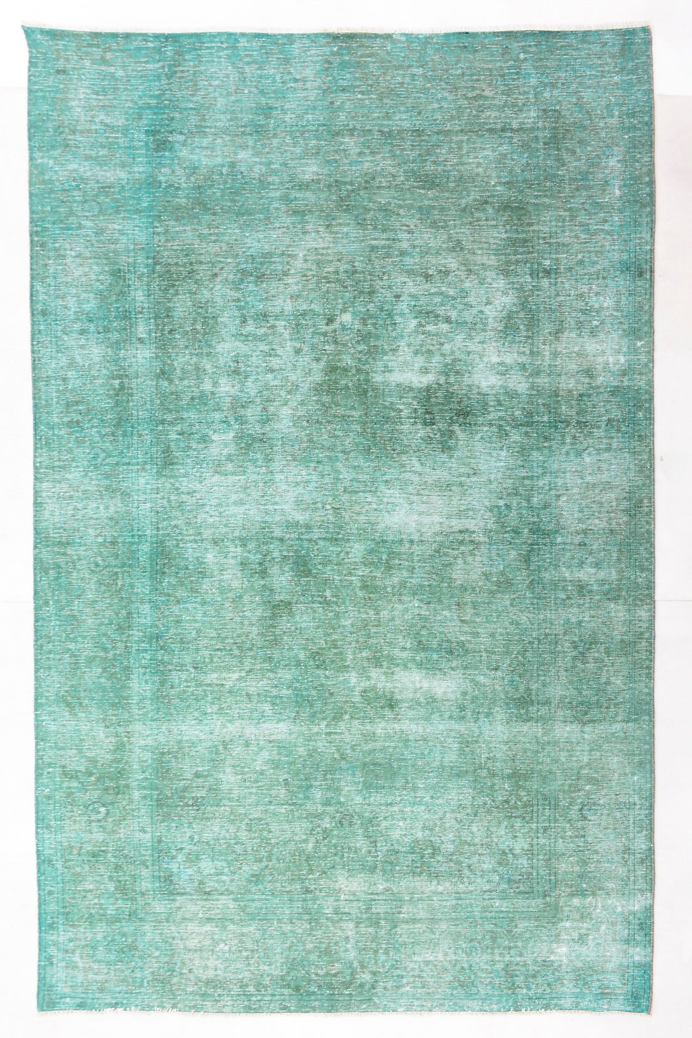 Vintage Overdyed Persian Rug – Ocean Whisper