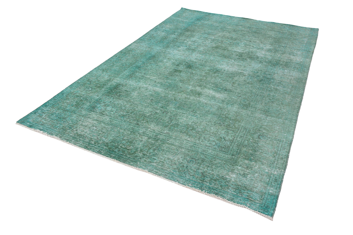 Vintage Overdyed Persian Rug – Ocean Whisper