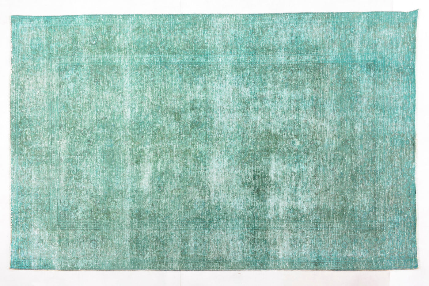 Vintage Overdyed Persian Rug – Ocean Whisper